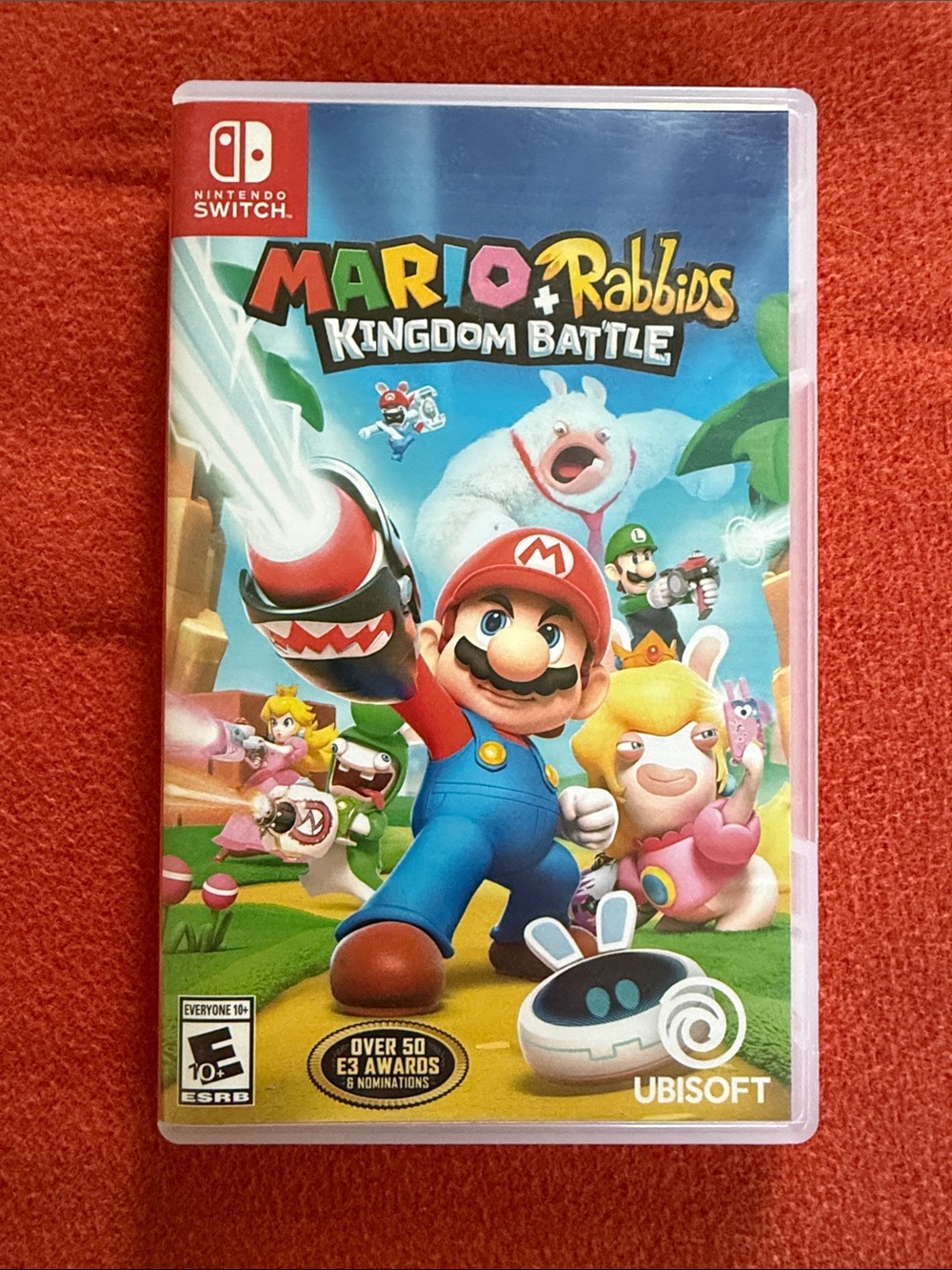 Mario + Rabbids Kingdom Battle for Nintendo Switch - Ubisoft (Blue, Red)